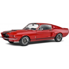 SOLIDO 1802909 1:18 SHELBY GT500 BURGUNDY RED 1967