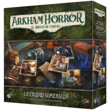 FANTASY FLIGHT ARKHAM HORROR LCG LA CIUDAD SUMERGIDA EXPANSION INVESTIGADORES ESPAOL