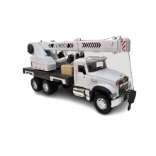 DEVALUADO NEWRAY 17206 1:18 MACK GRANITE TRUCK W EXTENDABLE CRANE & CRATES
