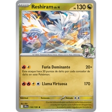 POKEMON JOURNEY TOGETHER CARTA NA?S RESHIRAM HOLO