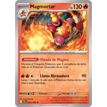POKEMON JOURNEY TOGETHER CARTA MAGMORTAR HOLO