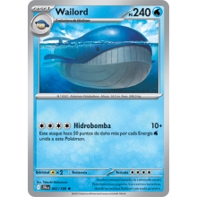 POKEMON JOURNEY TOGETHER CARTA WAILORD HOLO
