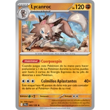 POKEMON JOURNEY TOGETHER CARTA LYCANROC HOLO