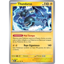 POKEMON OBSIDIAN FLAMES CARTA THUNDURUS HOLO