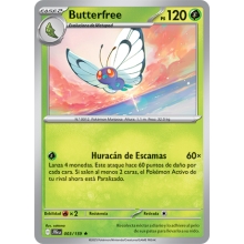 POKEMON AVENTURAS COMPARTIDAS CARTA BUTTERFREE HOLO