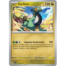 POKEMON DESTINOS DE PALDEA CARTA CYCLIZAR HOLO