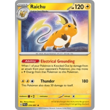 POKEMON DESTINOS DE PALDEA CARTA RAICHU HOLO