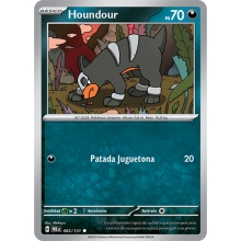 POKEMON PRISMATIC EVOLUTIONS CARTA HOUNDOUR REVERSE