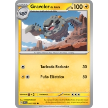 POKEMON JOURNEY TOGETHER CARTA ALOLAN GRAVELER REVERSE
