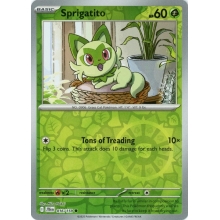 POKEMON JOURNEY TOGETHER CARTA SPRIGATITO REVERSE