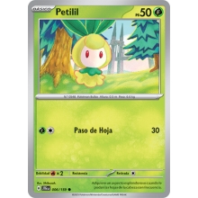 POKEMON JOURNEY TOGETHER CARTA PETILIL REVERSE