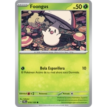 POKEMON JOURNEY TOGETHER CARTA FOONGUS REVERSE