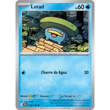 POKEMON JOURNEY TOGETHER CARTA LOTAD REVERSE