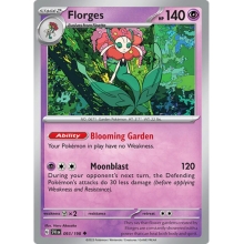 POKEMON SCARLET & VIOLET CARTA FLORGES REVERSE