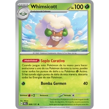 POKEMON EVOLUCIONES PRISMATICAS CARTA WHIMSICOTT REVERSE