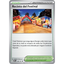 POKEMON PRISMATIC EVOLUTIONS CARTA FESTIVAL GROUNDS POCO COMA?N
