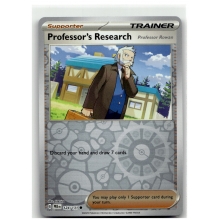 POKEMON PRISMATIC EVOLUTIONS CARTA PROFESSORA?S RESEARCH POCO COMA?N