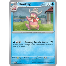 POKEMON PRISMATIC EVOLUTIONS CARTA SLOWKING POCO COMA?N