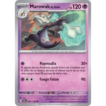 POKEMON JOURNEY TOGETHER CARTA ALOLAN MAROWAK POCO COMA?N