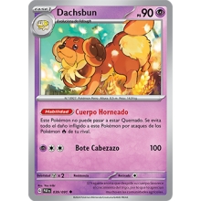 POKEMON SCARLET & VIOLET CARTA DACHSBUN POCO COMA?N