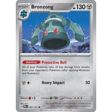POKEMON OBSIDIAN FLAMES CARTA BRONZONG POCO COMA?N