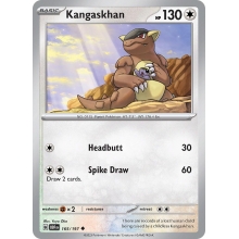 POKEMON OBSIDIAN FLAMES CARTA KANGASKHAN POCO COMA?N