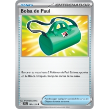 POKEMON AVENTURAS COMPARTIDAS CARTA BOLSA DE PAUL POCO COMA?N