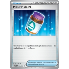 POKEMON AVENTURAS COMPARTIDAS CARTA MA?S PP DE N POCO COMA?N