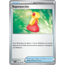 POKEMON AVENTURAS COMPARTIDAS CARTA SUPERPOCIA?N POCO COMA?N