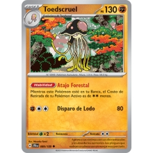 POKEMON AVENTURAS COMPARTIDAS CARTA TOEDSCRUEL POCO COMA?N