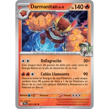 POKEMON AVENTURAS COMPARTIDAS CARTA DARMANITAN DE N POCO COMA?N