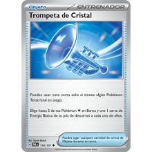 POKEMON EVOLUCIONES PRISMATICAS CARTA TROMPETA DE CRISTAL POCO COMA?N