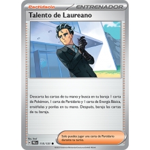 POKEMON EVOLUCIONES PRISMATICAS CARTA TALENTO DE LAUREANO POCO COMA?N