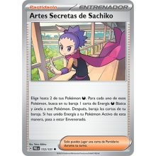 POKEMON EVOLUCIONES PRISMATICAS CARTA ARTES SECRETAS DE SASHIKO POCO COMA?N