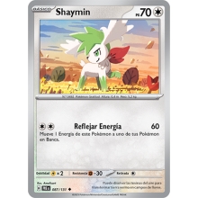 POKEMON EVOLUCIONES PRISMATICAS CARTA SHAYMIN POCO COMA?N