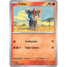 POKEMON PRISMATIC EVOLUTIONS CARTA LITLEO COMA?N