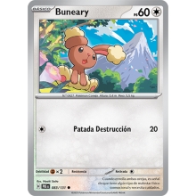 POKEMON PRISMATIC EVOLUTIONS CARTA BUNEARY COMA?N