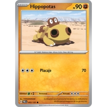 POKEMON PRISMATIC EVOLUTIONS CARTA HIPPOPOTAS COMA?N