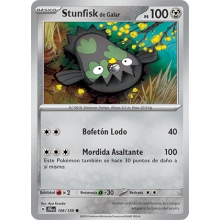 POKEMON JOURNEY TOGETHER CARTA GALARIAN STUNFISK COMA?N
