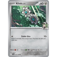 POKEMON JOURNEY TOGETHER CARTA NA?S KLINK COMA?N
