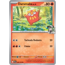 POKEMON JOURNEY TOGETHER CARTA NA?S DARUMAKA COMA?N