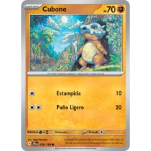 POKEMON JOURNEY TOGETHER CARTA CUBONE COMA?N