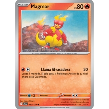 POKEMON JOURNEY TOGETHER CARTA MAGMAR COMA?N