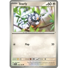 POKEMON SCARLET & VIOLET CARTA STARLY COMA?N