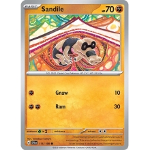 POKEMON SCARLET & VIOLET CARTA SANDILE COMA?N