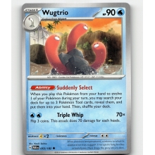 POKEMON PARADOX RIFT CARTA WUGTRIO POCO COMA?N