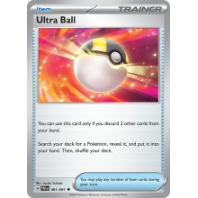 POKEMON DESTINOS DE PALDEA CARTA ULTRA BALL POCO COMA?N