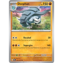 POKEMON DESTINOS DE PALDEA CARTA DONPHAN POCO COMA?N