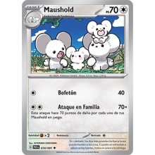 POKEMON DESTINOS DE PALDEA CARTA MAUSHOLD POCO COMA?N