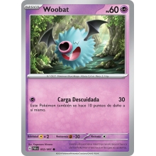POKEMON DESTINOS DE PALDEA CARTA SWOOBAT POCO COMA?N